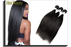 China Silky Straight Remy Virgin Peruvian Human Hair Extensions Tangle-Free supplier