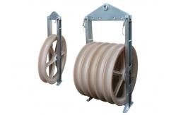 China 660mm Bundled Conductor Nylon Wheels Stringing Pulley supplier