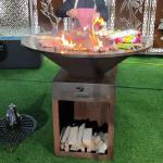 Corten Steel BBQ Grill 19 Inch Camping Commercial for sale