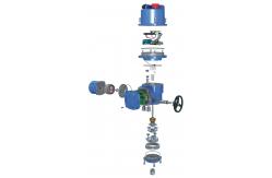 China Explosion Proof Quarter Turn Electric Actuator 1800NM IP67 OEM supplier