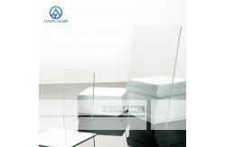 China Clear Custom Cut Beveled Glass Circle Round Flat 1mm Cutting Hole supplier