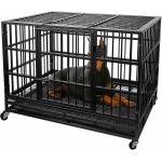 Folding Wire Pet Cages For Large Cat Dog House Metal for sale