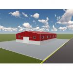 Commercial Prefab Steel Structure Warehouse Building Long Term Warranty for sale