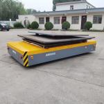 Automatic Charging Trackless Transfer Cart Electric With Steel Plate Wheels Base 1500mm