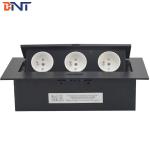 available customized  with three french power for office room table pop up  socket for sale