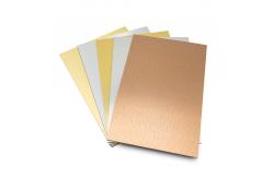 China High Durability PE Aluminum Composite Panel With 1.5mm-8mm Thickness supplier