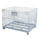 Medium Duty 1000KG Capacity 50x50 Folding Wire Mesh Container for sale