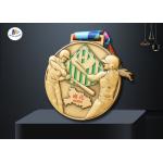 Personalised Custom Hockey Medals /  3D Relief Sport Medailles Copper Plating for sale