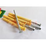 Concrete Wall Plastic Insulation Plug Anchor With Hexagon Tapping Screw for sale