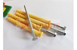 China Concrete Wall Plastic Insulation Plug Anchor With Hexagon Tapping Screw supplier