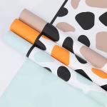 Giraffe Floral Packaging Paper Waterproof Plastics Gravure Printing Wax Specialty Paper for sale