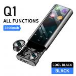  				Q1 Wireless Bluetooth Earphone Earbuds Multi-Function MP3 Player Headset Ipx7 Waterproof 9d Tws Headphone (with 3500mAh Power Bank Charging Case) 	         for sale