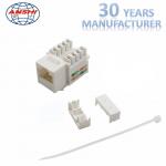 White Cat6 RJ45 Keystone Jack Keystone Punch - Down Stand For Wiring System