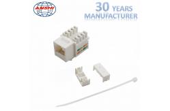 China White Cat6 RJ45 Keystone Jack Keystone Punch - Down Stand For Wiring System supplier
