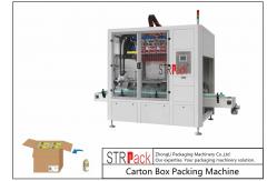 China High Speed Bottle Carton Packing Machine Servo Control For Bottle Filling Line supplier