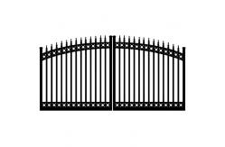 China 4ft Galvanized Wrought Iron Fence With Powder Coating 1.2mm-2.5mm supplier
