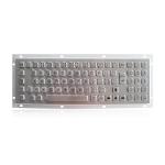 79 Keys Mini Stainless Steel Metal Kiosk Keyboard With Numeric Keypad for sale