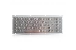 China 79 Keys Mini Stainless Steel Metal Kiosk Keyboard With Numeric Keypad supplier