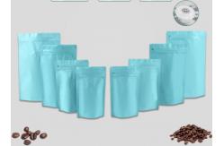 China 250g Capacity Aluminum Foil Resealable Stand Up Coffee Bags Side Gusseted With Valve supplier
