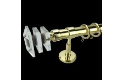 China 16mm Pipe Curtain Rods Crystal Diamond Interlaced Two End supplier