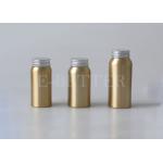 120ml Gold Natural Silver CRC Screw Cap Aluminum Tablet Bottle for sale