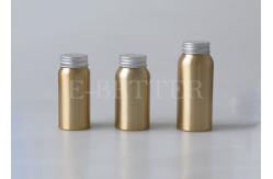 China 120ml Gold Natural Silver CRC Screw Cap Aluminum Tablet Bottle supplier