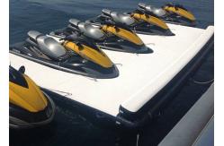 China Floating Inflatable Yacht Slides Boat Extension Dock With 3 Years Warranty supplier