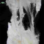 High Elongation 60mm Flame Retardant Polyester Fiber For White Non Woven Fabric