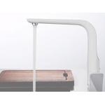 White Copper Rotate Cold Hot Electroplate Pull Out Sink Faucet