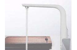 China White Copper Rotate Cold Hot Electroplate Pull Out Sink Faucet supplier