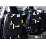 Black Grey Brown Car Seat Back Bag Organizer , Felt Car Seat Organizer Bag for sale