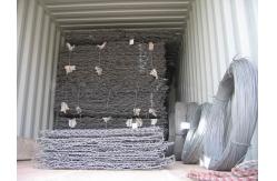 China 5000mm 100*120mm Hexagonal Mesh Machine Galvanized Gabion Sea Defence Basket supplier