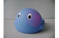 China Water Activate Floating Light Up Bath Ducks Toy Cute Rubber Dolphin / Turtle supplier