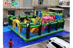 China Waterproof Inflatable Playground Naughty Fort Castle Slide supplier