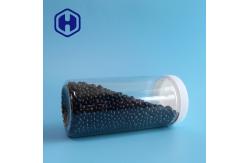 China Clear Noodle Pasta 1080ml Plastic PET Straight Sided Jar With Screw Lid supplier