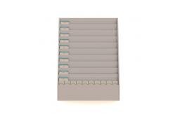 China Multiple Layers Sloped MDF Greeting Card Display Stand supplier