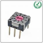 7x7 Type Digital Code Rotary Switch 50vdc 100mA 10 Position For Welding Machine for sale
