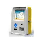 Half Outdoor Wall Mounted Self Service Payment Commercial Kiosk With Printer