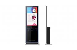 China IR Touch Screen self service Ticket Machine Back LED Light Advertising Panel supplier
