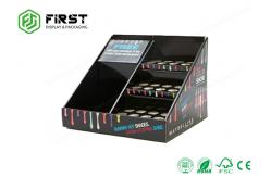 China Custom Made Portable Retail Paper Cardboard Counter Display Boxes With Logo Printing supplier
