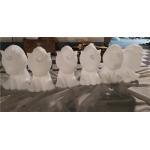 Lovely Lamp Rabbit Rotational Moulding Products Size Customized Long Life for sale