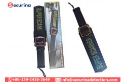 China Portable Electronic Security Metal Detector Wand Intelligent Alarm Continuous Adjustment supplier