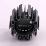 Black / Steel Gray Heat Sink Aluminum Profiles Good Thermal Conductivity for sale
