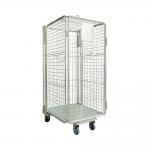 Warehouse Transport Logistics Trolley Folding Nestable Roll Container Trolley for sale