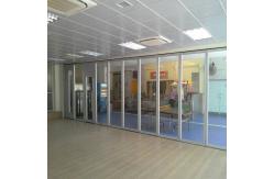 China Movable Fireproof Seperation Wall / Office Tempered Glass Partition Walls supplier
