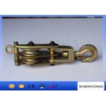 Tower Erection Tools Steel Wire Rope Lifting Pulley For Cable Pulling During Tower Erection for sale