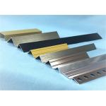 Angle Trim Shape 6463 T5 Aluminium Edging Strip , House Corner Decoration Aluminum Extruded Products for sale