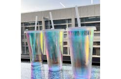 China 24oz PP Plastic Hologram Coffee Cup Support Customization supplier