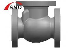 China Resin Sand Casting Process Check Valve Body Casting Stainless Steel supplier