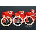 Spinning And Rotating Bespoke 10K Metal Award Medals For Maration , Sports Events for sale